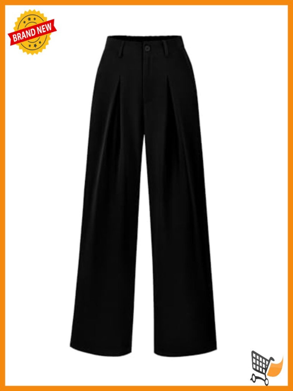 High Waisted Wide Leg Palazzo Dress Pants Pleated Business Casual Work